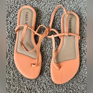 Valicia Shoes Peach Sandals